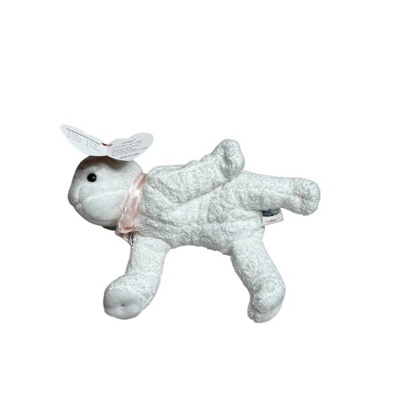 Ty Beanie Babies Collection Lullaby Lamb Plush Toy 2002 White Soft Cuddly Sheep - Picture 5 of 8